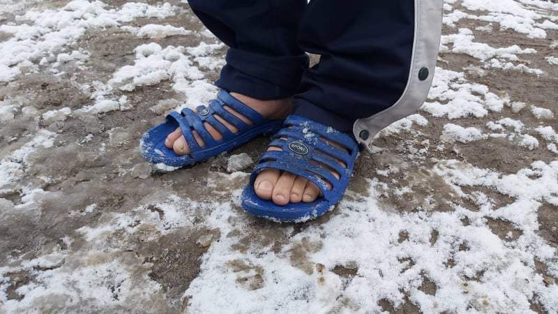 Alarmantno stanje: Snijeg i led prekrili migrantski kamp Vučjak