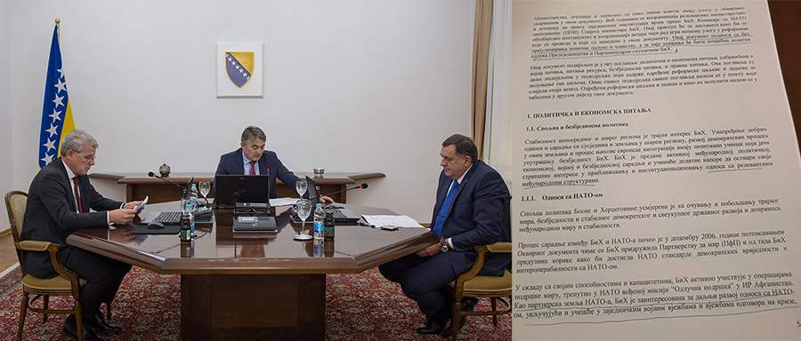 BiH prepoznala euroatlantske integracije kao vanjskopolitički cilj