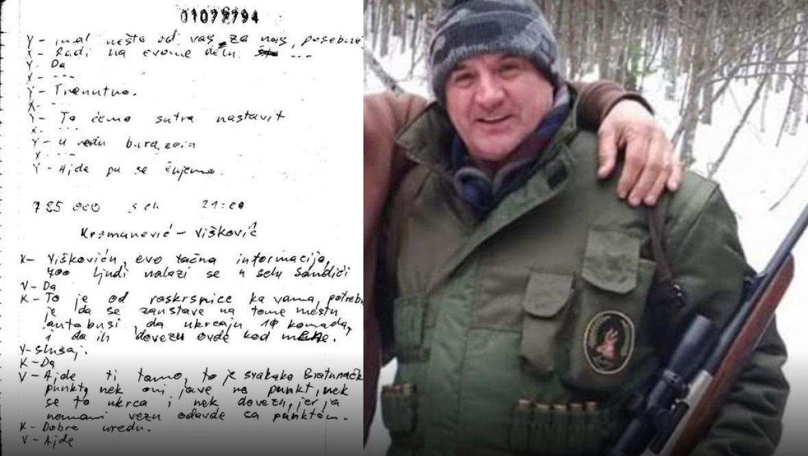DOKAZI | Transkripte razgovora: “Viškoviću, 700 ljudi je u Sandićima. Ukrcaj 10 komada”