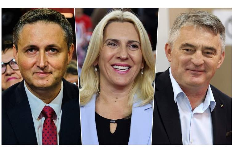 Najnoviji podaci: Bećirović, Komšić i Cvijanović u Predsjedništvu BiH