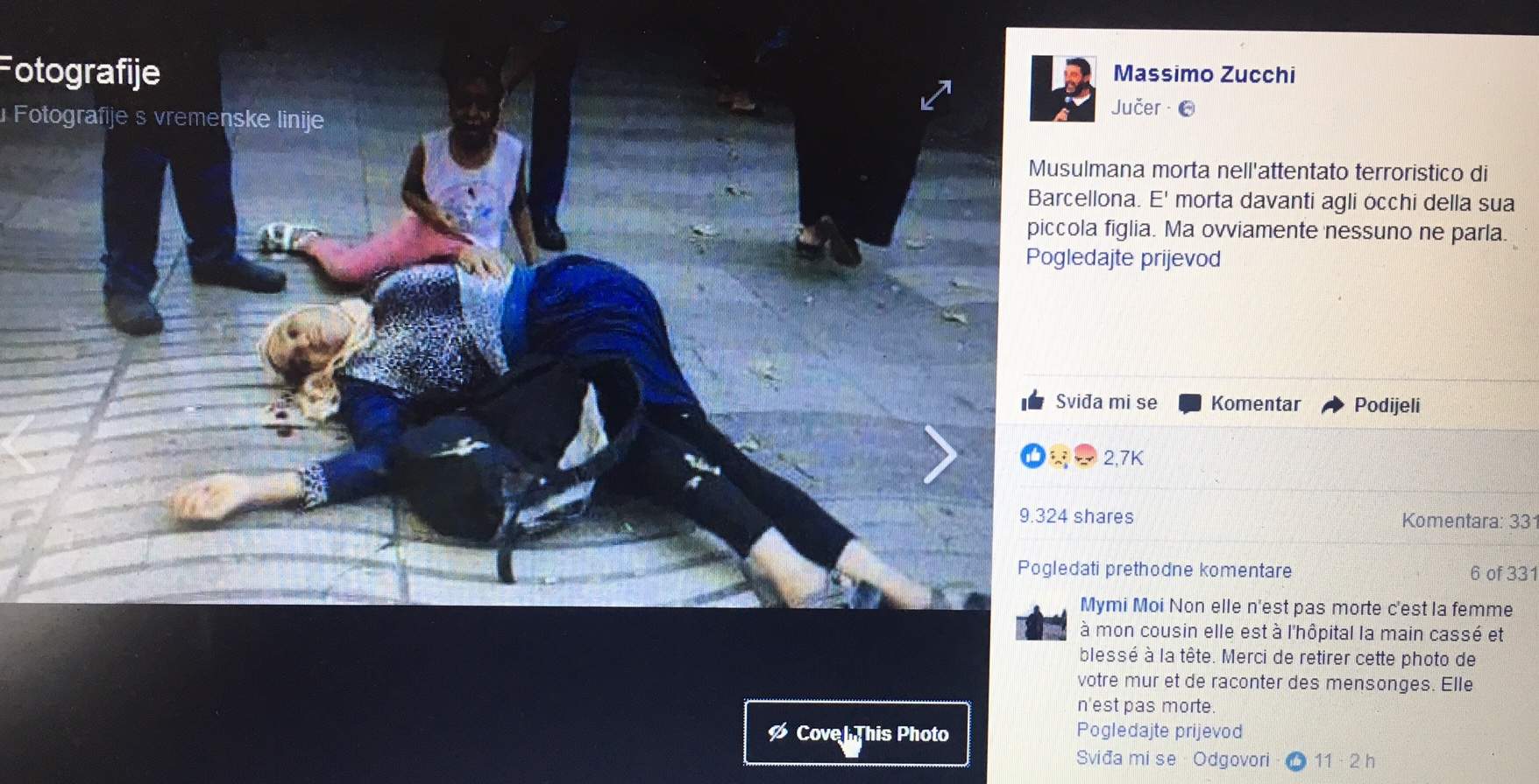 barcelona1.jpg - Ovo je ISIL-: Teroristi na ulicama Barcelone pregazili i muslimanku na očigled njezine kćerkice