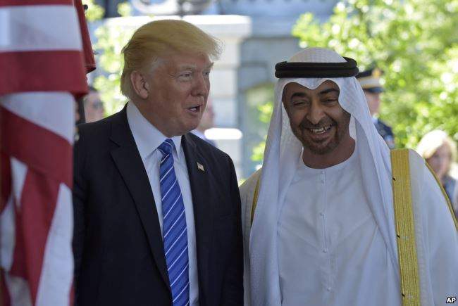 Trump i princ Zayed razgovarali o rješavanju Zaljevske krize