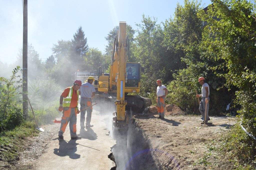 Visoko: Napreduju radovi na realizaciji projekta proširenja gradskog vodovoda
