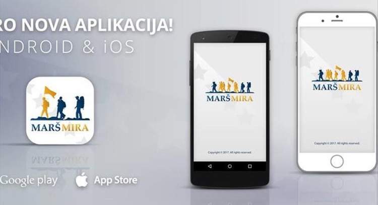 Mobilna aplikacija za učesnike Marša mira