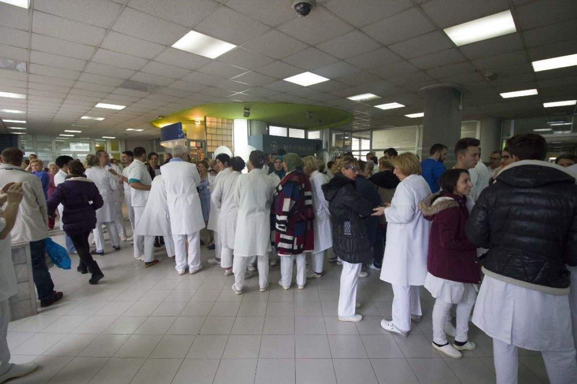 Štrajk zdravstvenih radnika u Kantonu Sarajevo