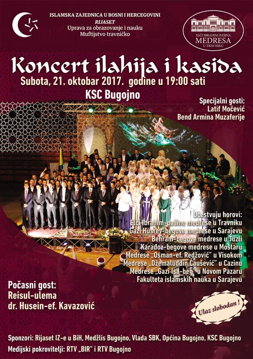 17-10-2017-06-koncert-bugojno.jpg - Koncert ilahija i kasida horova medresa i Fakulteta islamskih nauka u Sarajevu