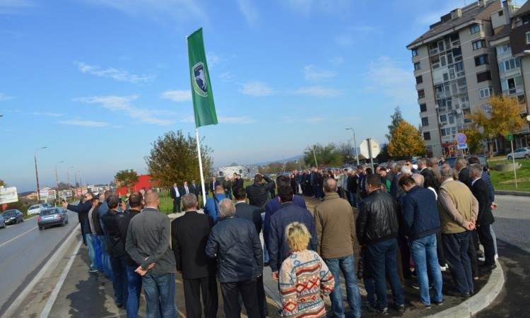 Na putu 5. korpusa Armije RBiH podignuta ratna zastava "Sile nebeske" 