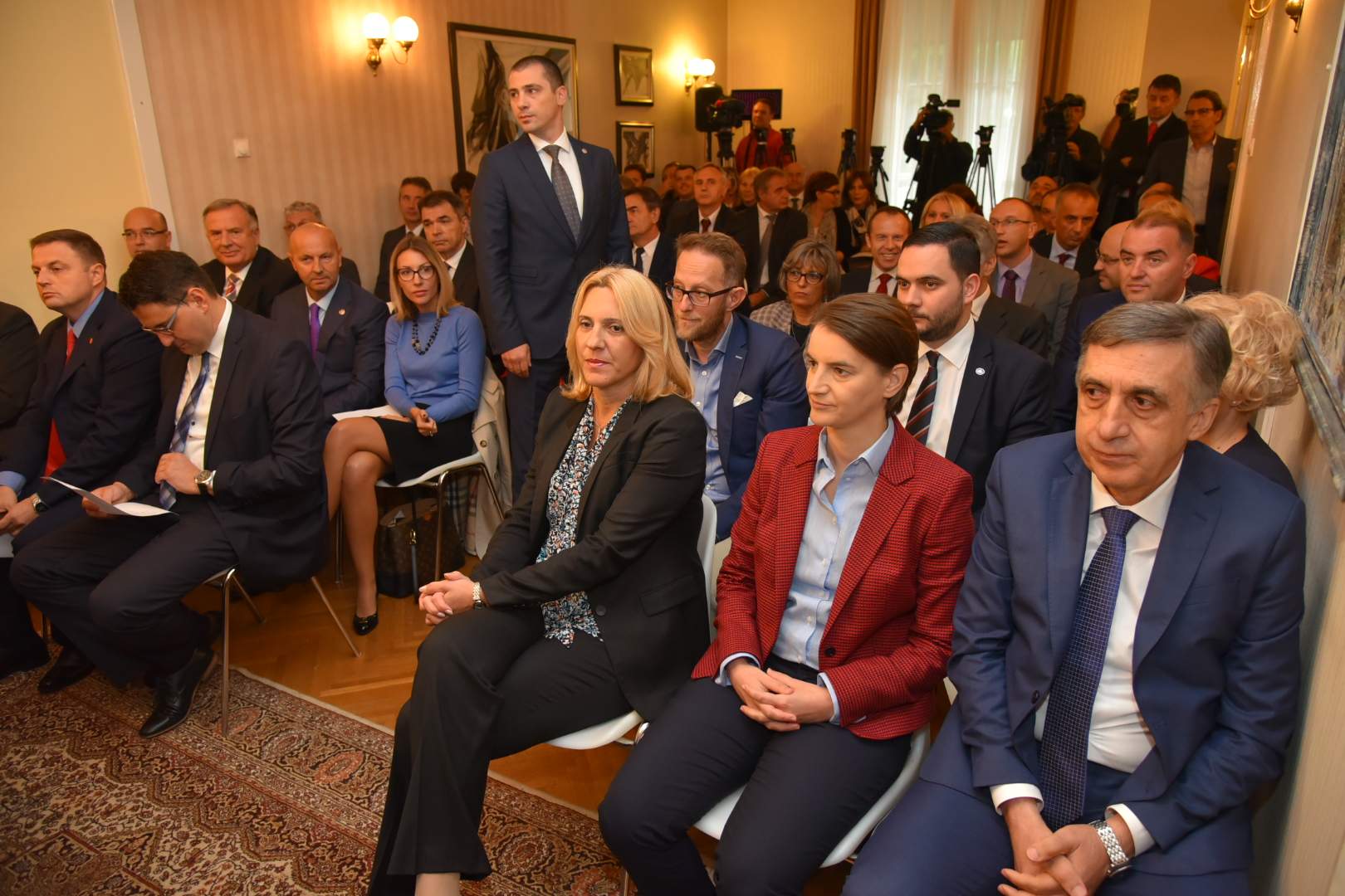 Usaglašavanje tema za zajedničku sjednicu vlada RS-a i Srbije u Beogradu