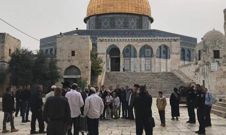 Izraelski doseljenici u kompleksu džamije al-Aqsa obavili talmudske obrede