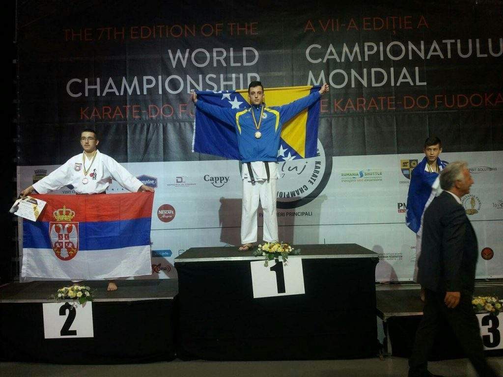 Učenik Gazi Husrev-begove medrese osvojio zlatnu medalju na svjetskom prvenstvu u karateu 