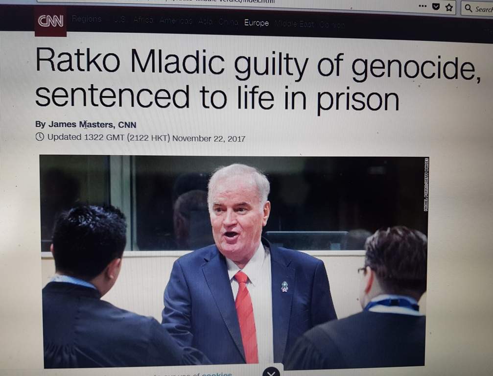 Svjetski mediji o presudi Mladiću: "Ratni gospodar i" dobio zasluženu kaznu