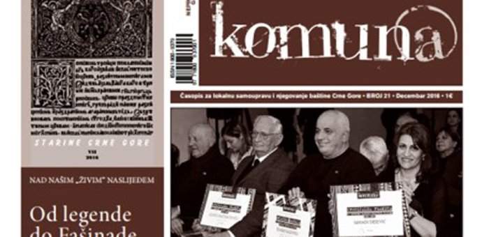 "Komun@", časopis iz Crne Gore koji njeguje baštinu, predstavljen u Sarajevu