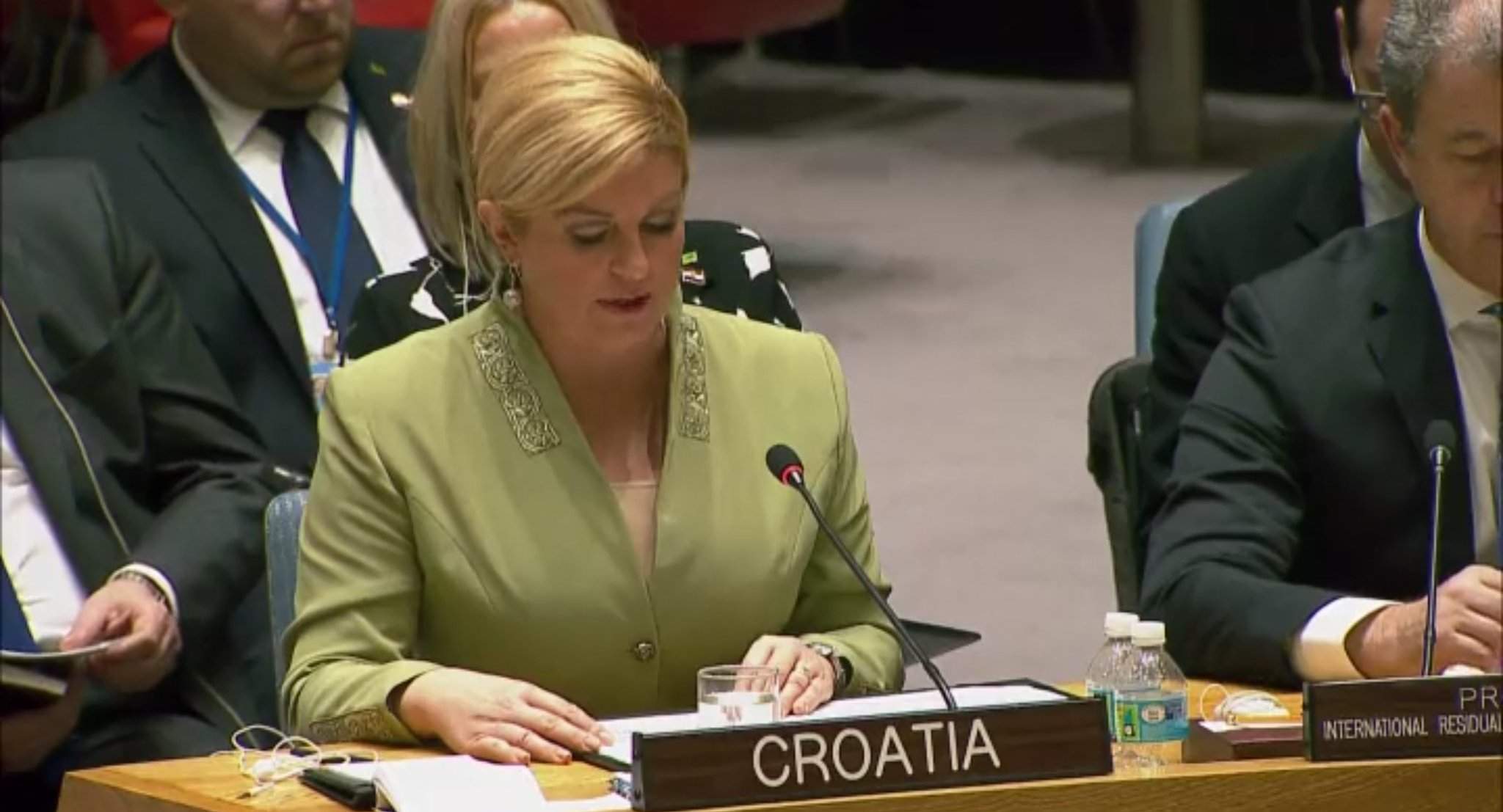 Grabar-Kitarović: Suočili smo se s istinom, Hrvati priznaju zločine nekih njihovih sunarodnjaka