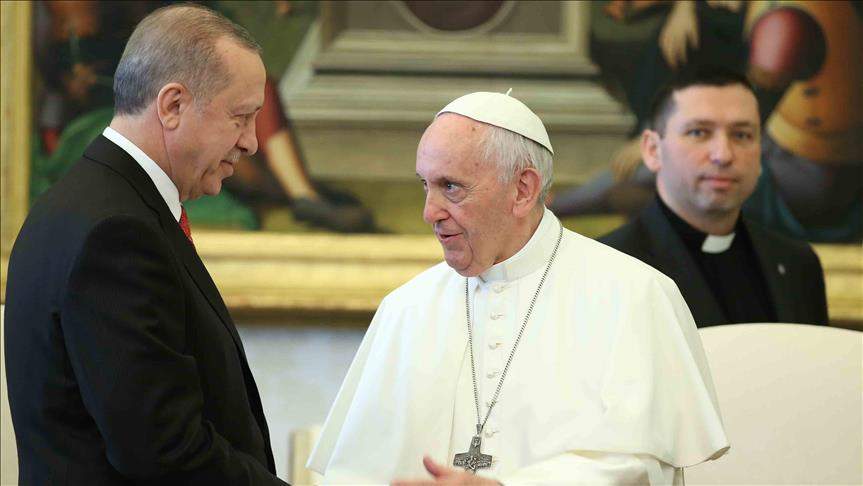 Erdogan i papa Franjo saglasni o važnosti očuvanja statusa Jerusalema