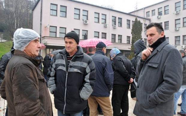 Borci blokirali ulicu u Sarajevu
