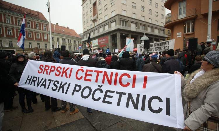 Vučić u Zagrebu: Policija spriječila dolazak demonstranata na zagrebački Trg sv. Marka