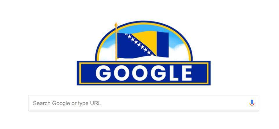 Google obilježio Dan nezavisnosti BiH