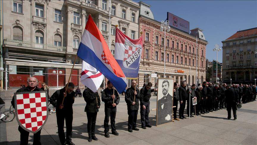 Na Vasrks |Crne uniforme marširaju centrom Zagreba