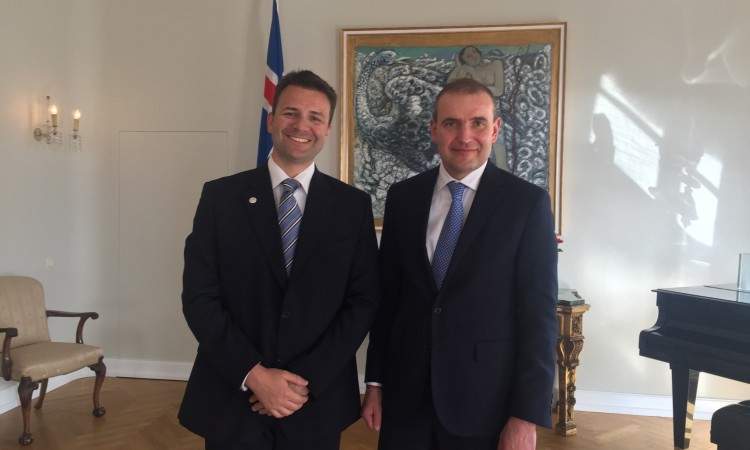 Ambasador Makarević uručio akreditivna pisma predsjedniku Islanda 
