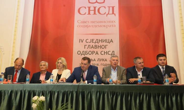 Zvanično: Dodik kandidat SNSD-a za člana Predsjedništva BiH