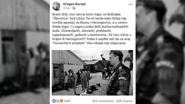 Zašto je 'neprimjereno' govoriti o logorima u Srbiji