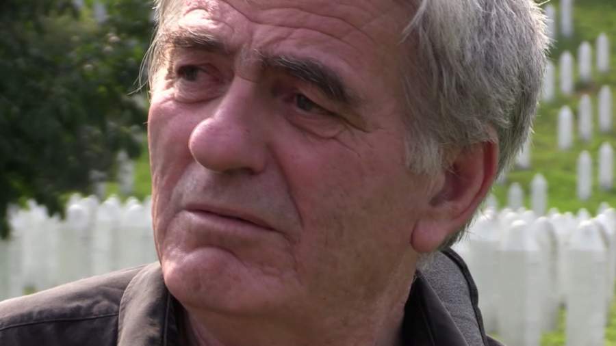Književnik iz Loznice pješke došao u Potočare 