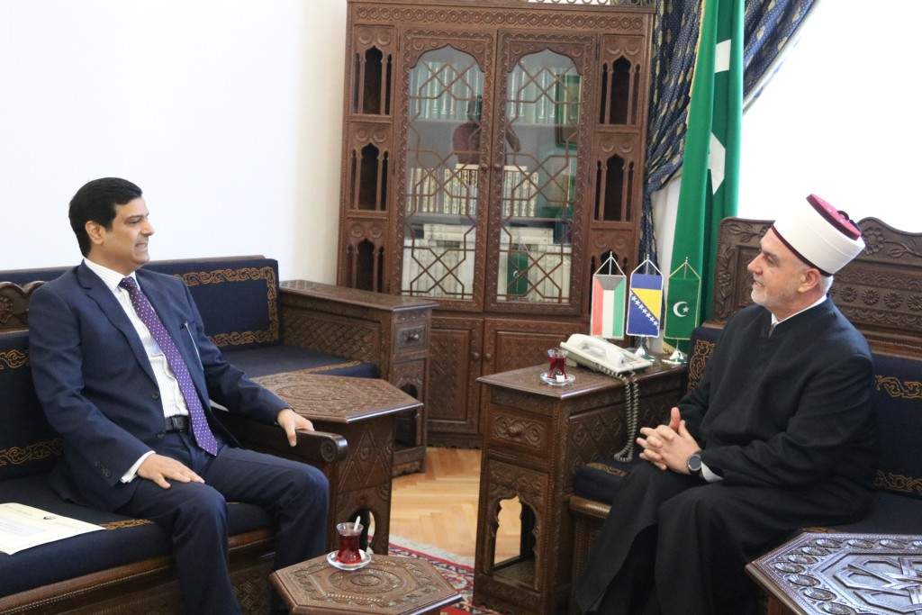 Reis Kavazović primio u oproštajnu posjetu kuvajtskog ambasadora 