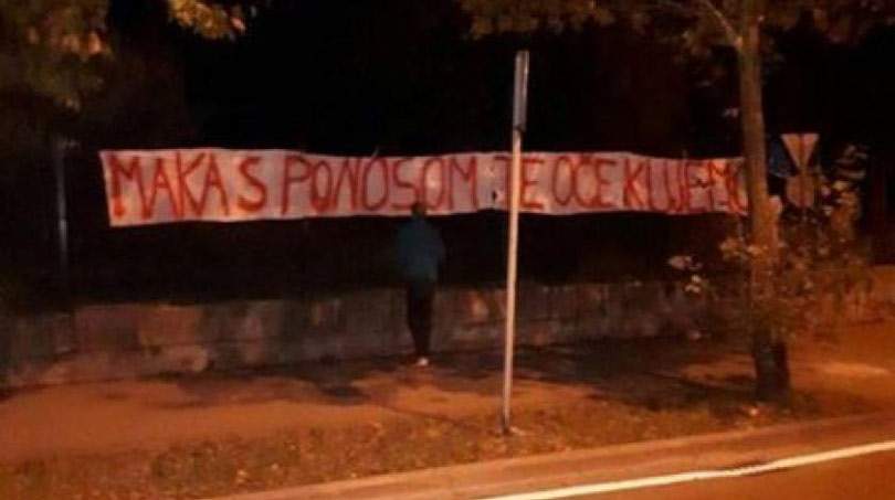 U Mostaru transparent podrške ratnom zločincu Marku Radiću
