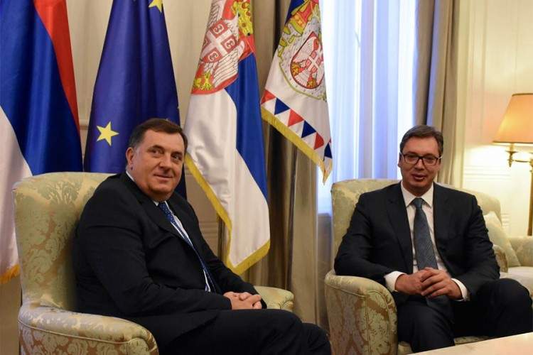 Dodik u Beogradu: RS-u priznati pravo na samoopredjeljenje